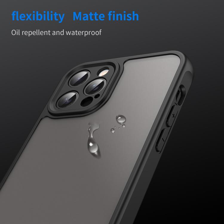 For iPhone 12 Pro Fan Dun Series TPU Hybrid PC Frosted Phone Case