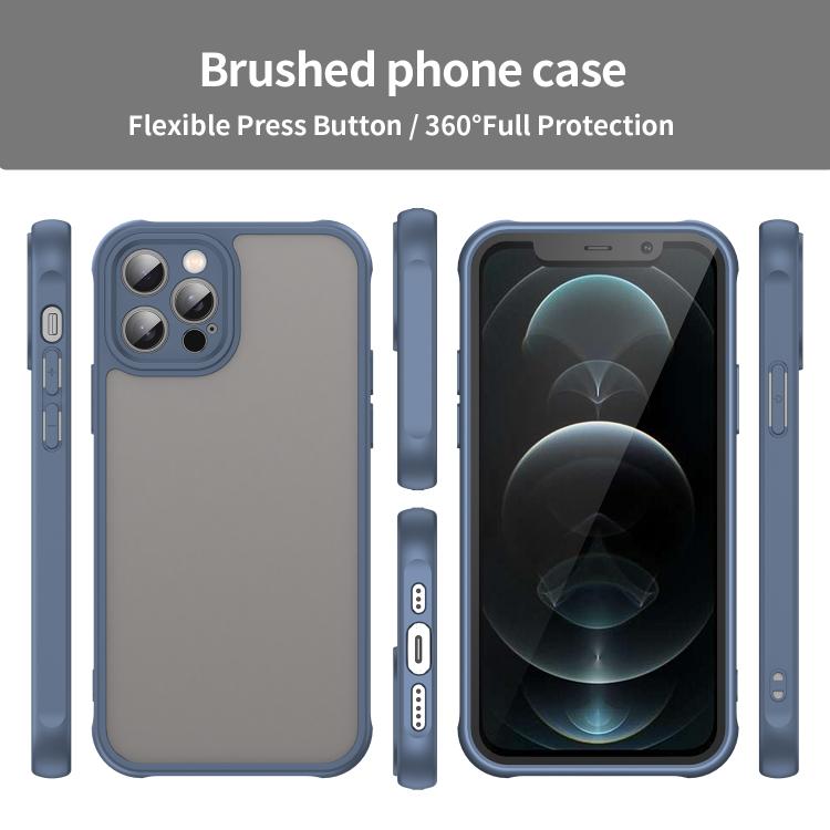 For iPhone 12 Pro Fan Dun Series TPU Hybrid PC Frosted Phone Case