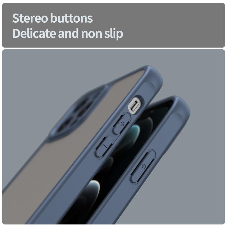 For iPhone 12 Pro Fan Dun Series TPU Hybrid PC Frosted Phone Case