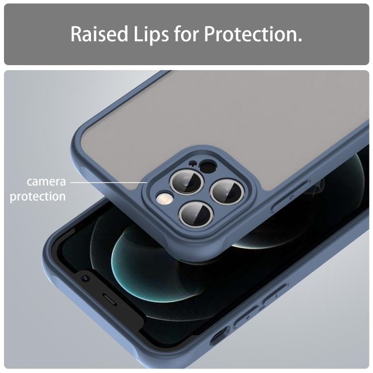 For iPhone 12 Pro Fan Dun Series TPU Hybrid PC Frosted Phone Case