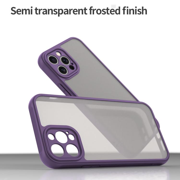 For iPhone 12 Pro Fan Dun Series TPU Hybrid PC Frosted Phone Case