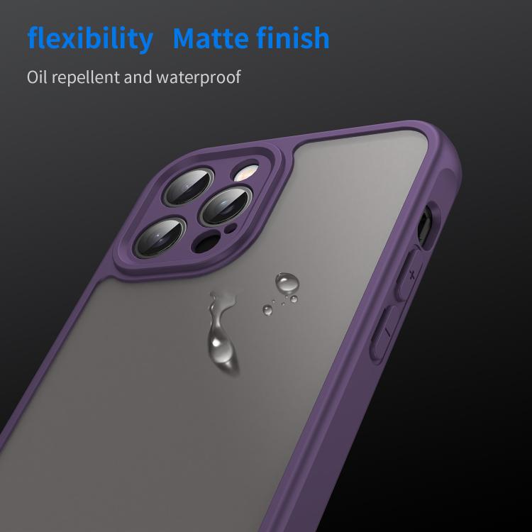 For iPhone 12 Pro Fan Dun Series TPU Hybrid PC Frosted Phone Case