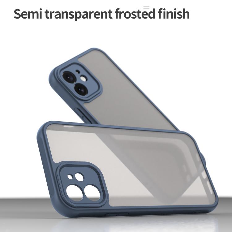For iPhone 12 Fan Dun Series TPU Hybrid PC Frosted Phone Case