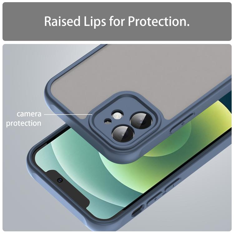 For iPhone 12 Fan Dun Series TPU Hybrid PC Frosted Phone Case