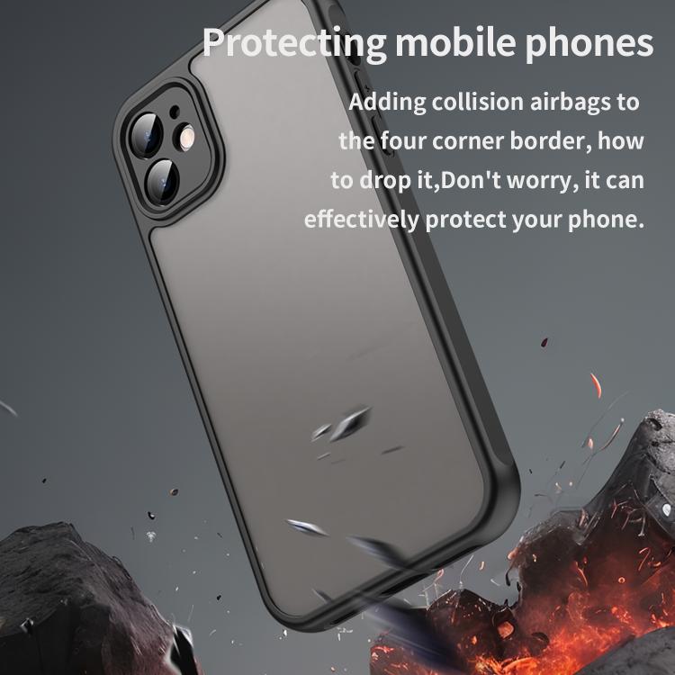 For iPhone 11 Fan Dun Series TPU Hybrid PC Frosted Phone Case