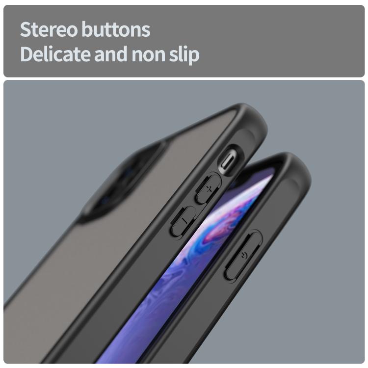 For iPhone 11 Fan Dun Series TPU Hybrid PC Frosted Phone Case