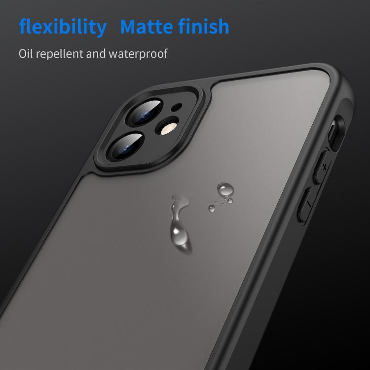 For iPhone 11 Fan Dun Series TPU Hybrid PC Frosted Phone Case