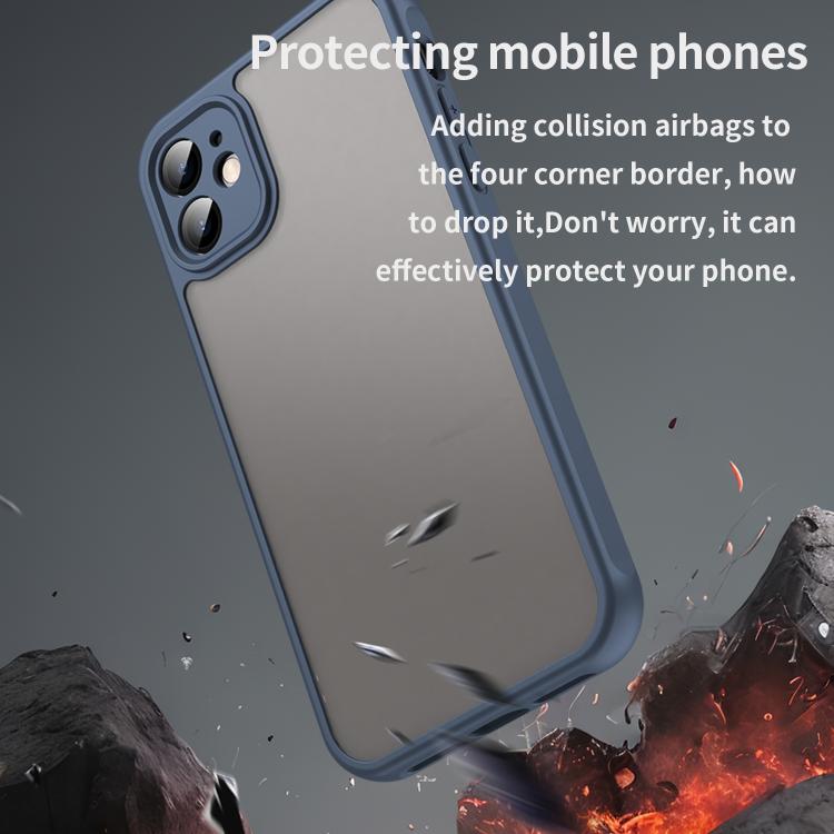 For iPhone 11 Fan Dun Series TPU Hybrid PC Frosted Phone Case