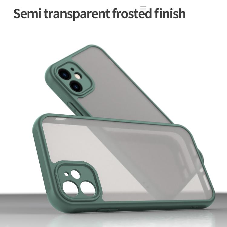 For iPhone 11 Fan Dun Series TPU Hybrid PC Frosted Phone Case