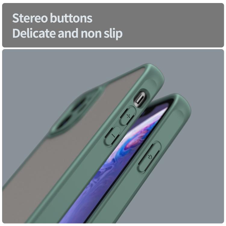 For iPhone 11 Fan Dun Series TPU Hybrid PC Frosted Phone Case