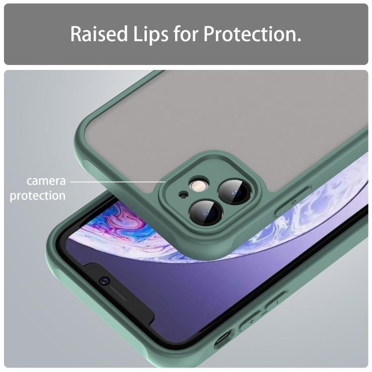 For iPhone 11 Fan Dun Series TPU Hybrid PC Frosted Phone Case