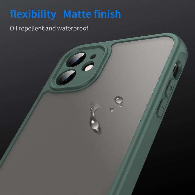 For iPhone 11 Fan Dun Series TPU Hybrid PC Frosted Phone Case