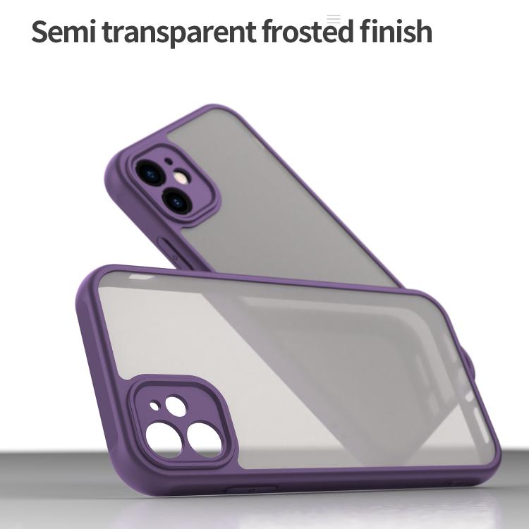 For iPhone 11 Fan Dun Series TPU Hybrid PC Frosted Phone Case