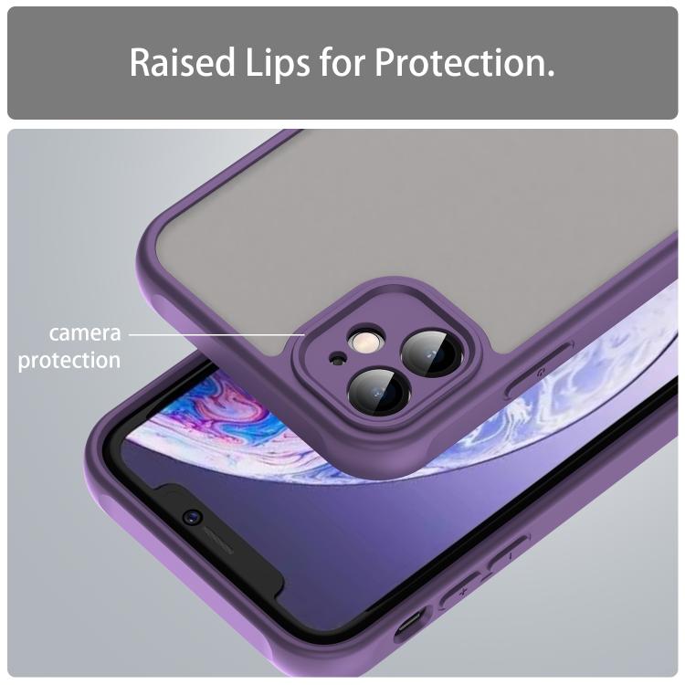 For iPhone 11 Fan Dun Series TPU Hybrid PC Frosted Phone Case