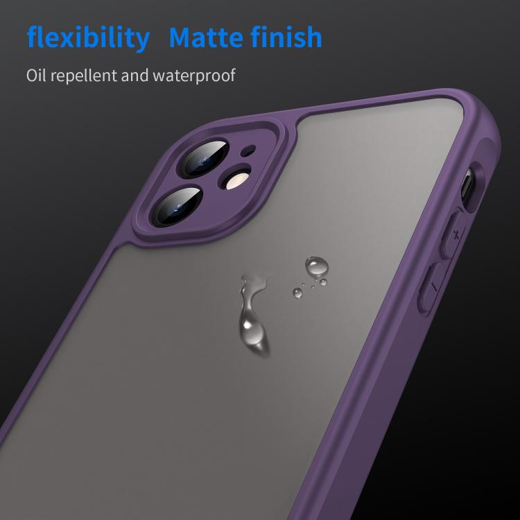 For iPhone 11 Fan Dun Series TPU Hybrid PC Frosted Phone Case