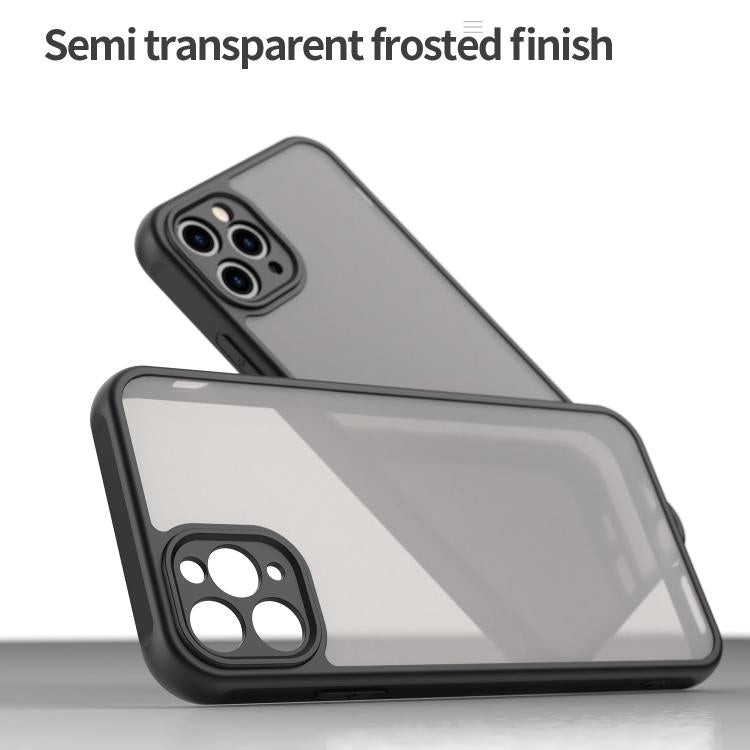 For iPhone 11 Pro Max Fan Dun Series TPU Hybrid PC Frosted Phone Case
