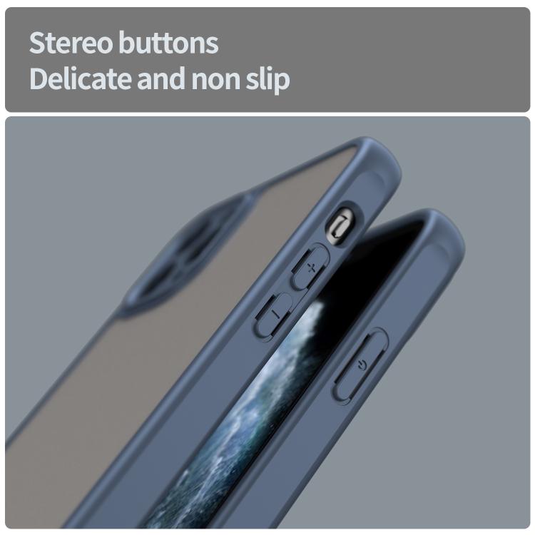 For iPhone 11 Pro Max Fan Dun Series TPU Hybrid PC Frosted Phone Case