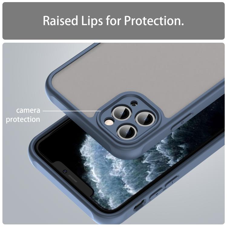 For iPhone 11 Pro Max Fan Dun Series TPU Hybrid PC Frosted Phone Case