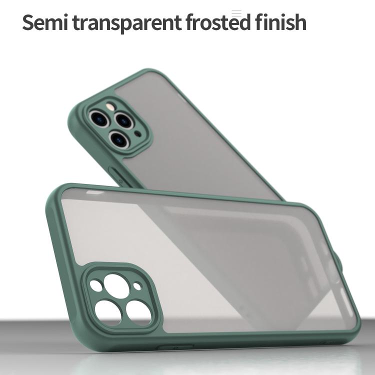 For iPhone 11 Pro Max Fan Dun Series TPU Hybrid PC Frosted Phone Case