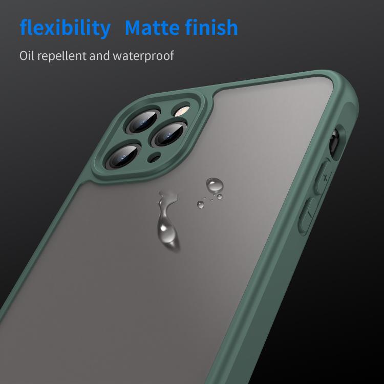 For iPhone 11 Pro Max Fan Dun Series TPU Hybrid PC Frosted Phone Case
