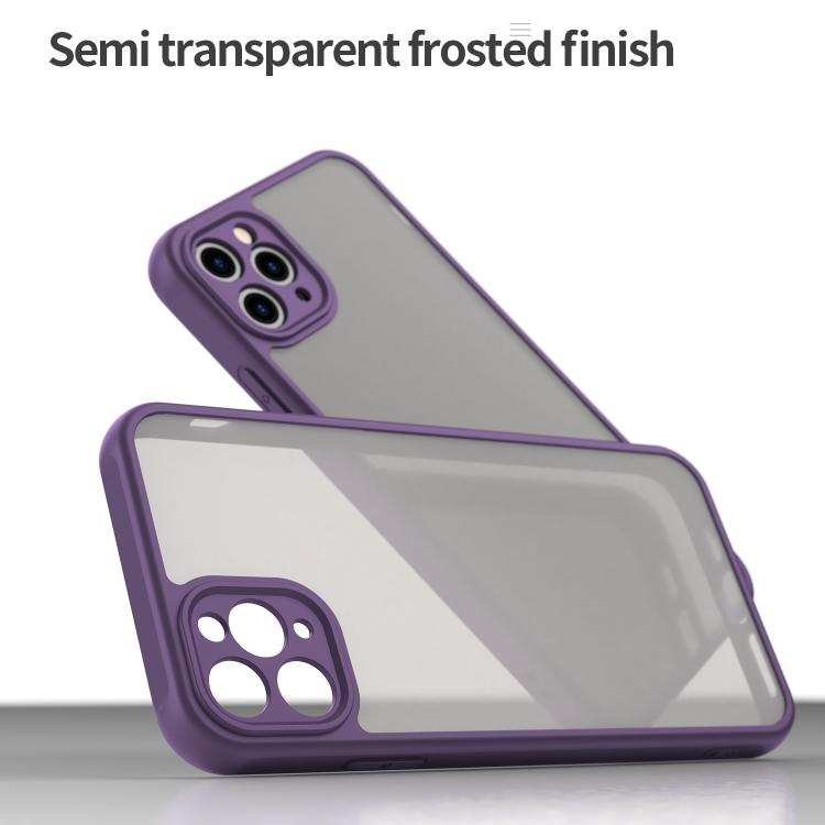 For iPhone 11 Pro Max Fan Dun Series TPU Hybrid PC Frosted Phone Case
