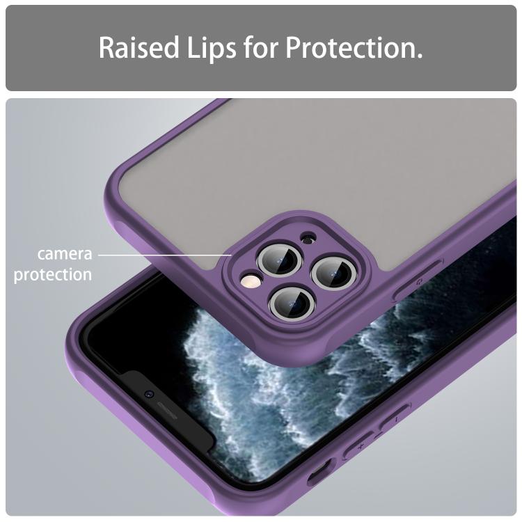 For iPhone 11 Pro Max Fan Dun Series TPU Hybrid PC Frosted Phone Case