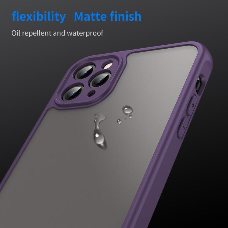 For iPhone 11 Pro Max Fan Dun Series TPU Hybrid PC Frosted Phone Case