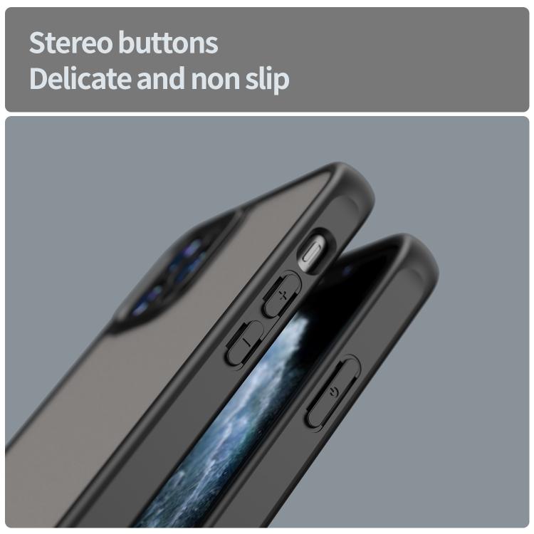 For iPhone 11 Pro Fan Dun Series TPU Hybrid PC Frosted Phone Case