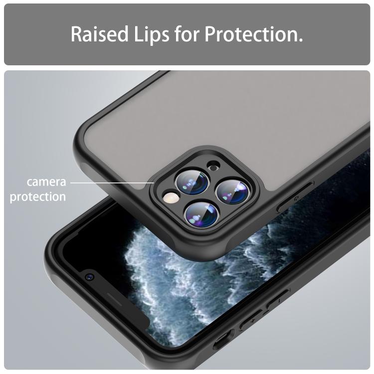 For iPhone 11 Pro Fan Dun Series TPU Hybrid PC Frosted Phone Case