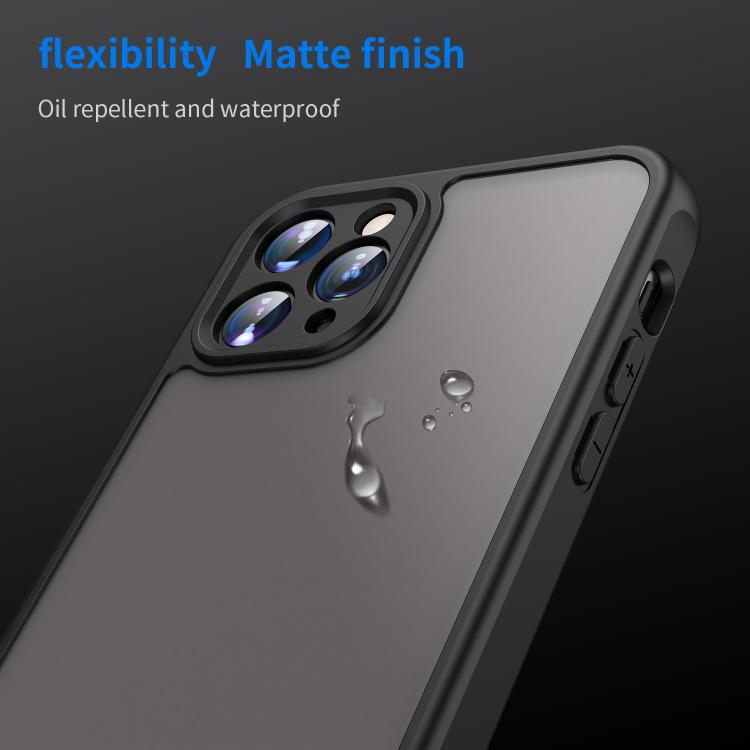 For iPhone 11 Pro Fan Dun Series TPU Hybrid PC Frosted Phone Case