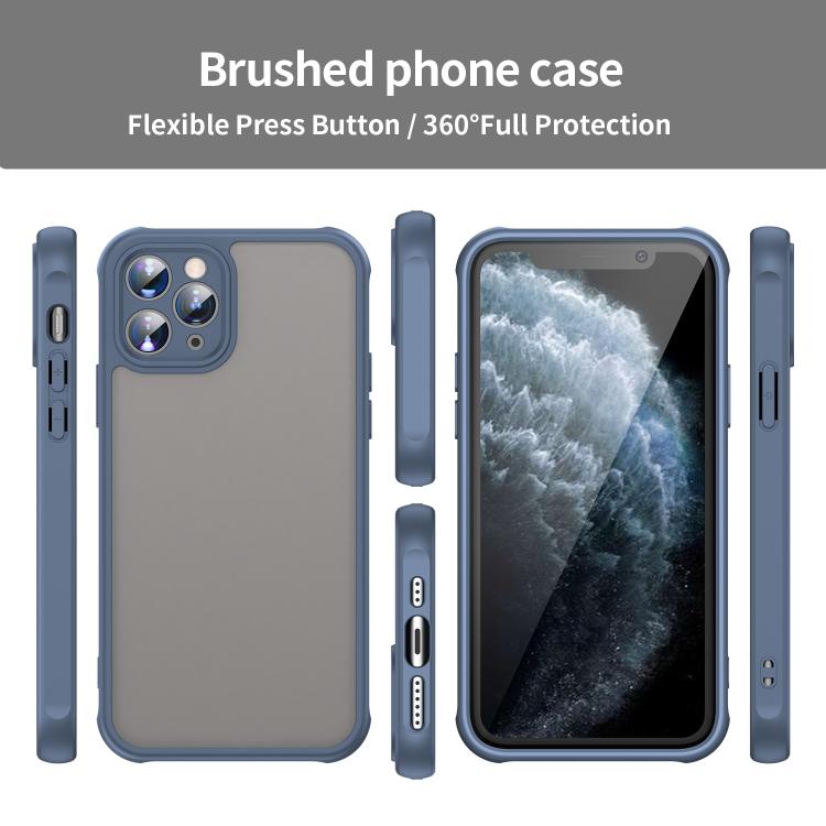 For iPhone 11 Pro Fan Dun Series TPU Hybrid PC Frosted Phone Case