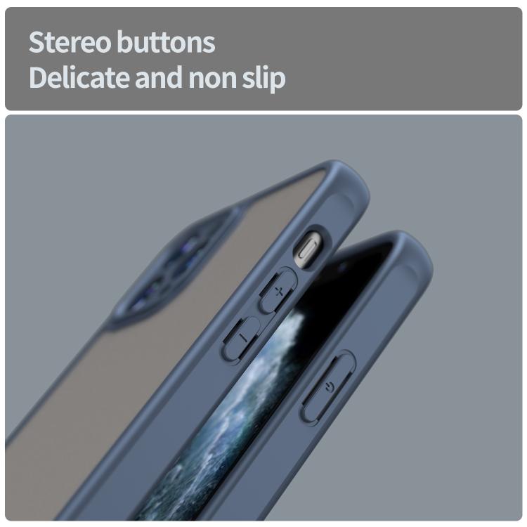 For iPhone 11 Pro Fan Dun Series TPU Hybrid PC Frosted Phone Case