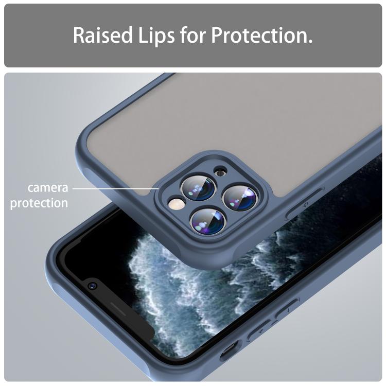 For iPhone 11 Pro Fan Dun Series TPU Hybrid PC Frosted Phone Case