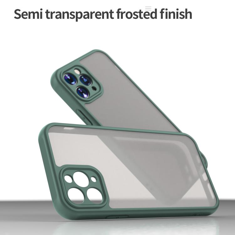 For iPhone 11 Pro Fan Dun Series TPU Hybrid PC Frosted Phone Case