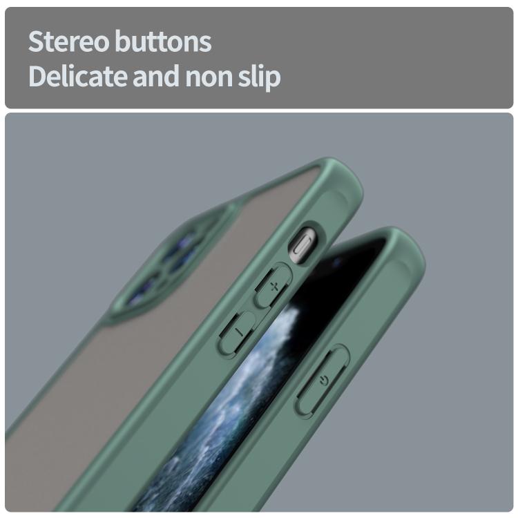 For iPhone 11 Pro Fan Dun Series TPU Hybrid PC Frosted Phone Case