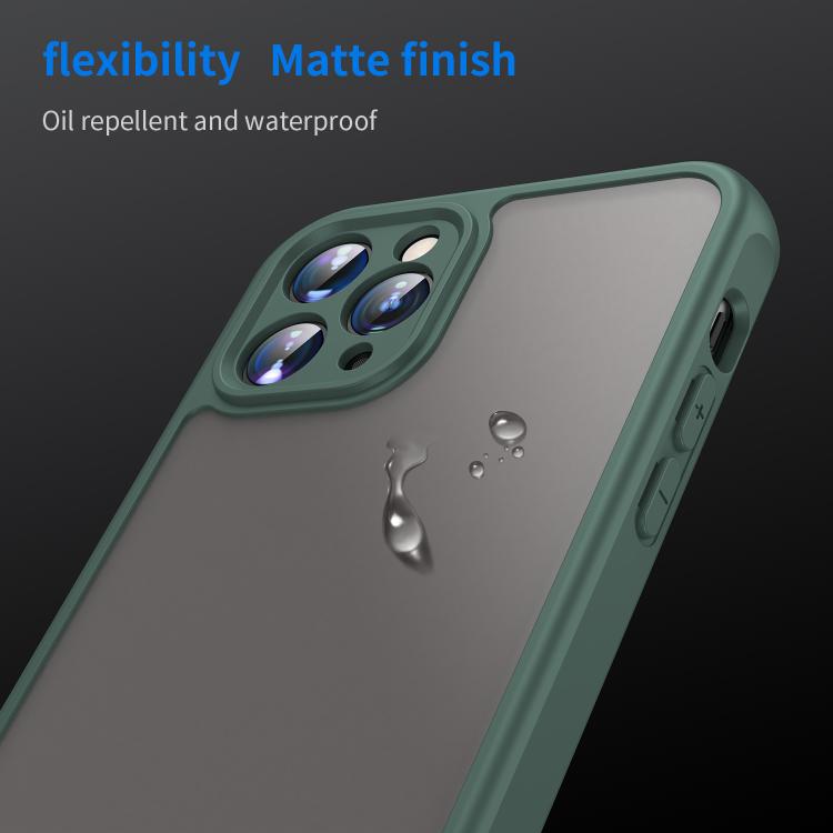 For iPhone 11 Pro Fan Dun Series TPU Hybrid PC Frosted Phone Case