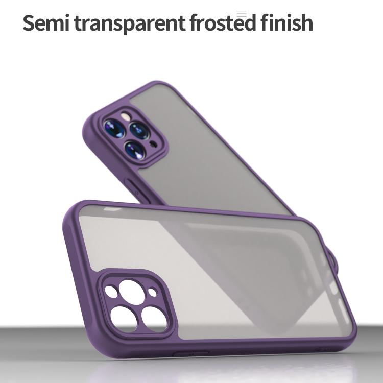 For iPhone 11 Pro Fan Dun Series TPU Hybrid PC Frosted Phone Case