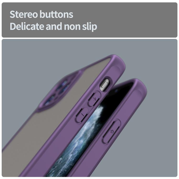 For iPhone 11 Pro Fan Dun Series TPU Hybrid PC Frosted Phone Case