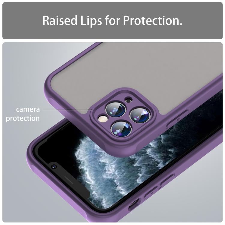 For iPhone 11 Pro Fan Dun Series TPU Hybrid PC Frosted Phone Case