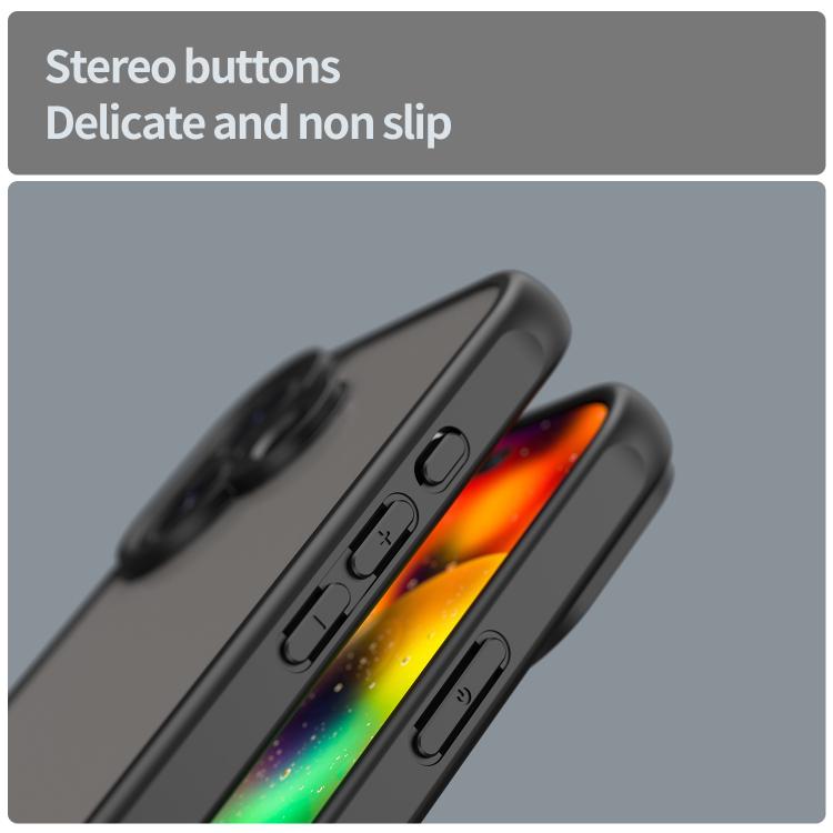 For iPhone 17 Fan Dun Series TPU Hybrid PC Frosted Phone Case