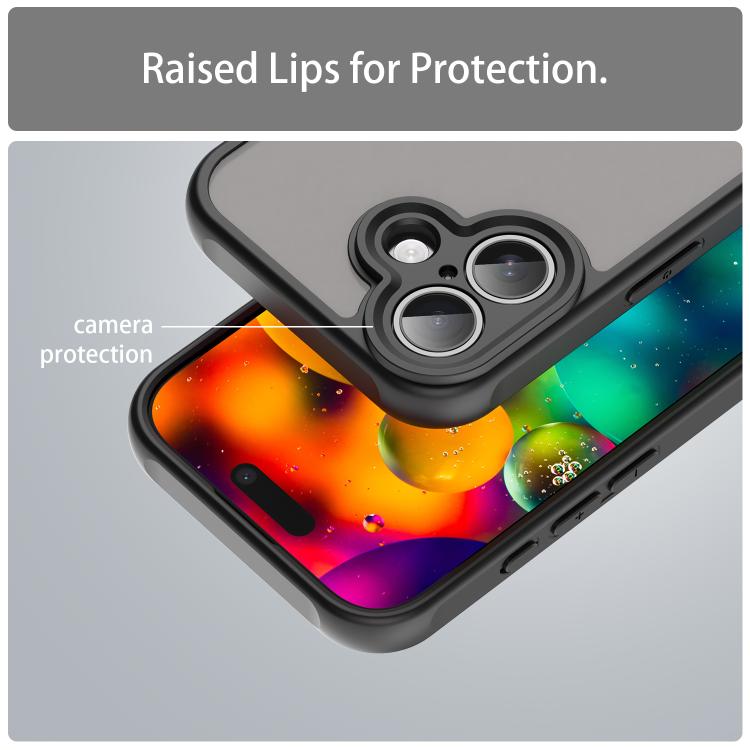 For iPhone 17 Fan Dun Series TPU Hybrid PC Frosted Phone Case