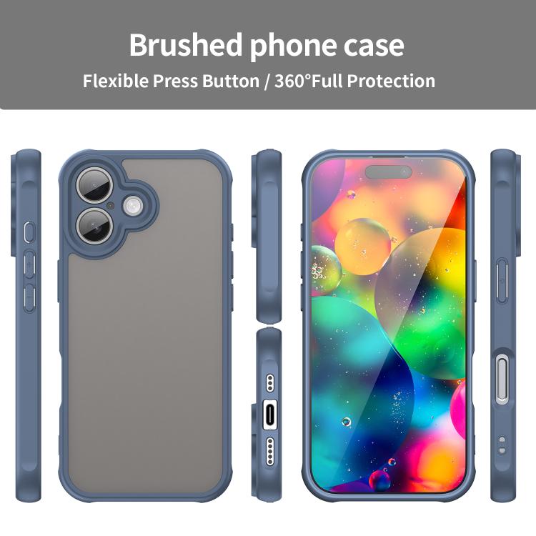 For iPhone 17 Fan Dun Series TPU Hybrid PC Frosted Phone Case
