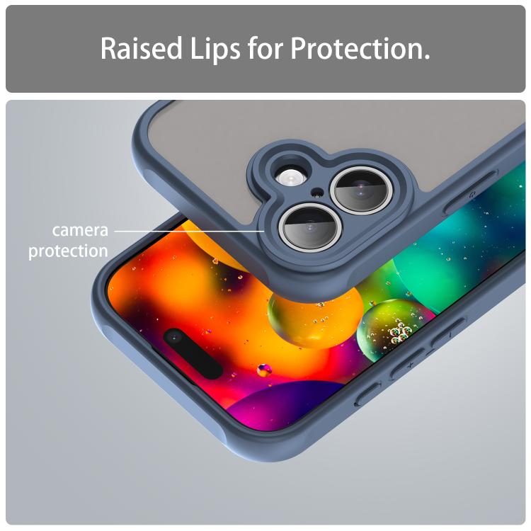 For iPhone 17 Fan Dun Series TPU Hybrid PC Frosted Phone Case