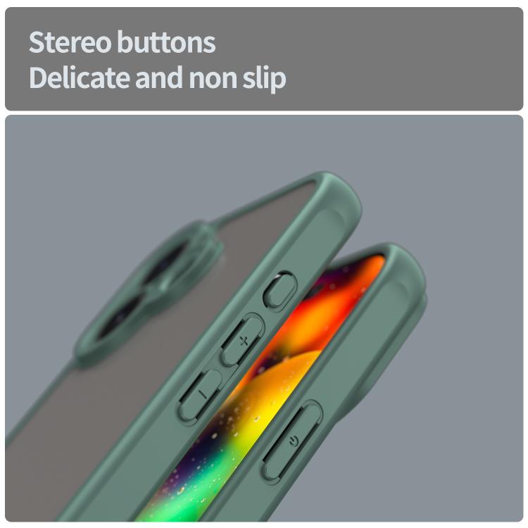 For iPhone 17 Fan Dun Series TPU Hybrid PC Frosted Phone Case