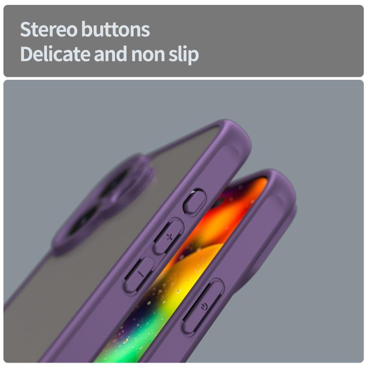 For iPhone 17 Fan Dun Series TPU Hybrid PC Frosted Phone Case