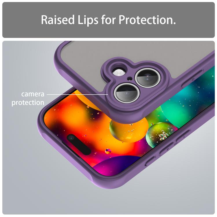 For iPhone 17 Fan Dun Series TPU Hybrid PC Frosted Phone Case