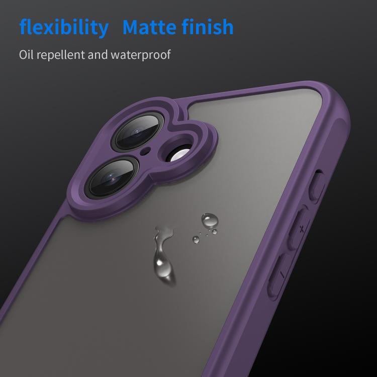 For iPhone 17 Fan Dun Series TPU Hybrid PC Frosted Phone Case