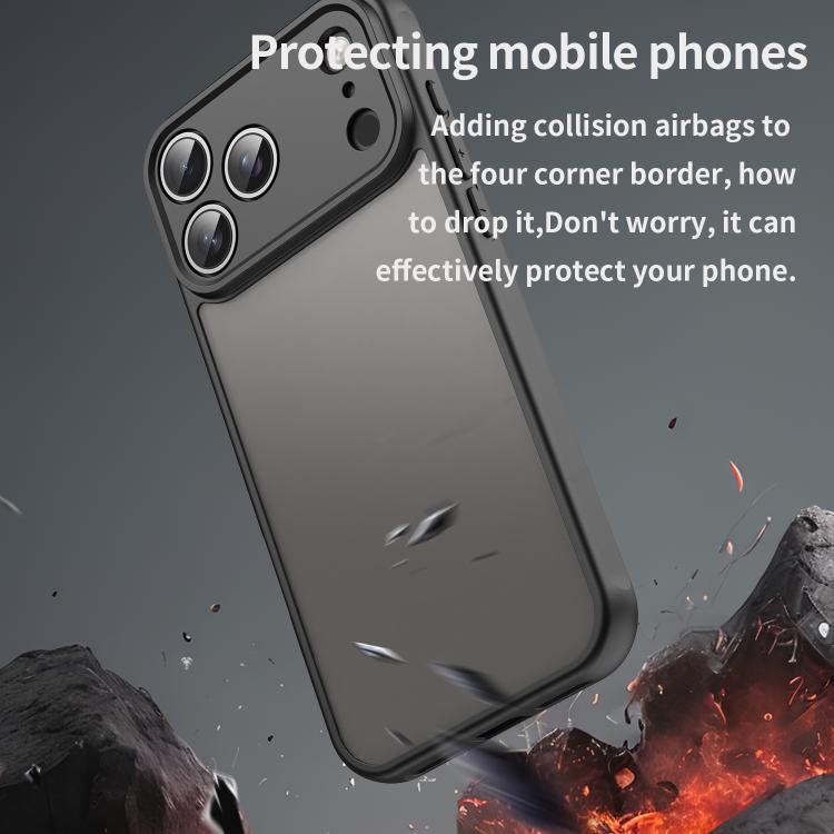 For iPhone 17 Pro Max Fan Dun Series TPU Hybrid PC Frosted Phone Case