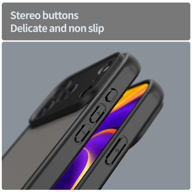 For iPhone 17 Pro Max Fan Dun Series TPU Hybrid PC Frosted Phone Case