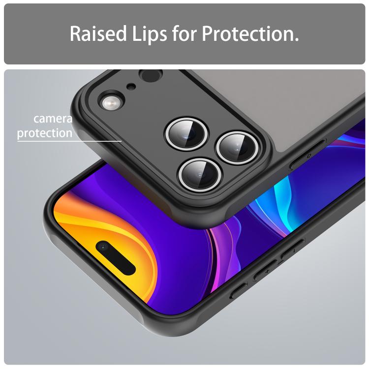 For iPhone 17 Pro Max Fan Dun Series TPU Hybrid PC Frosted Phone Case